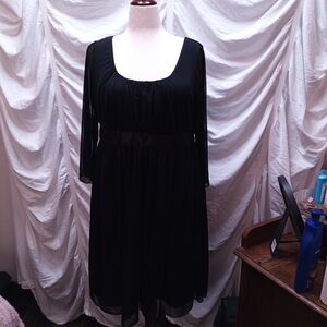 Jump Elegant Black Long Sleeve Dress